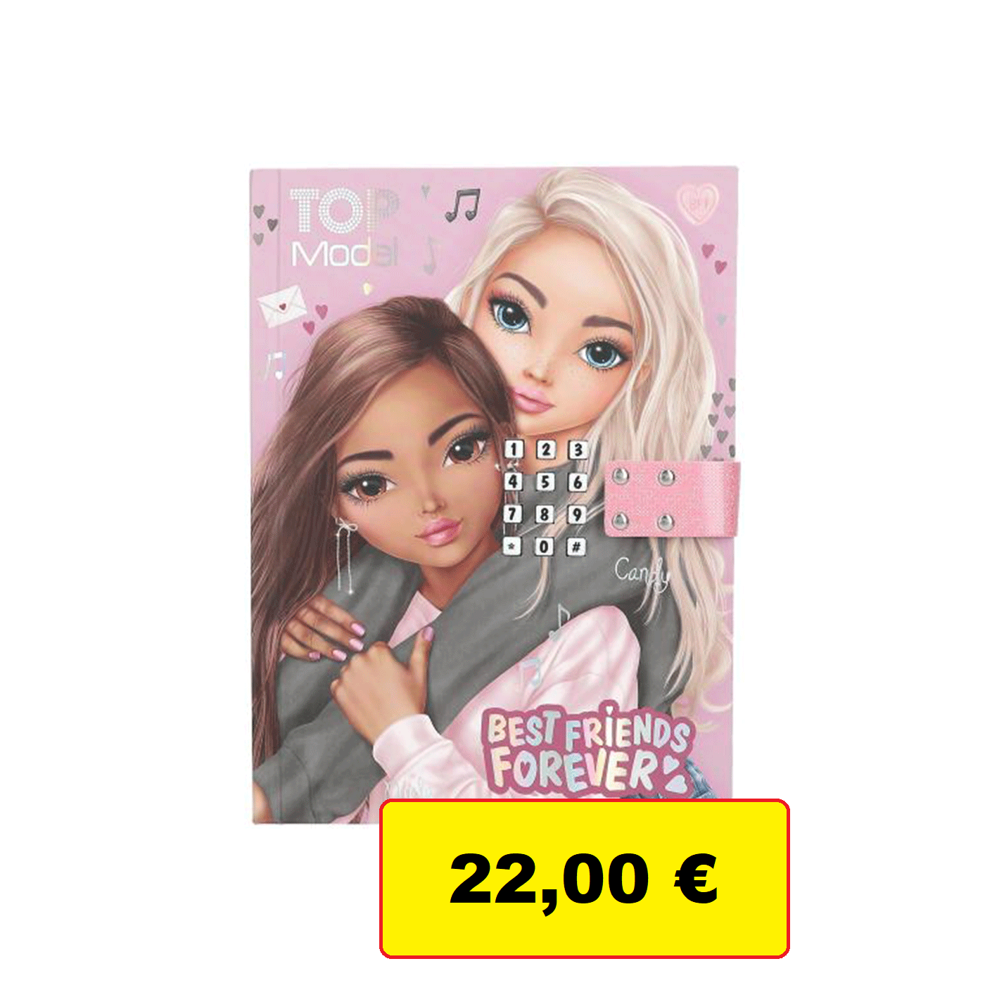 TOP MODEL Dnevnik s glazbom i tajnim kodom My BFF